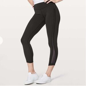 Lululemon Wunder Under Awaken Luxtreme Black High-Rise Leggings size 4